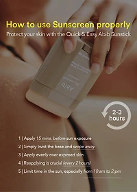 Abib Airy Sunstick Smoothing Bar 23g