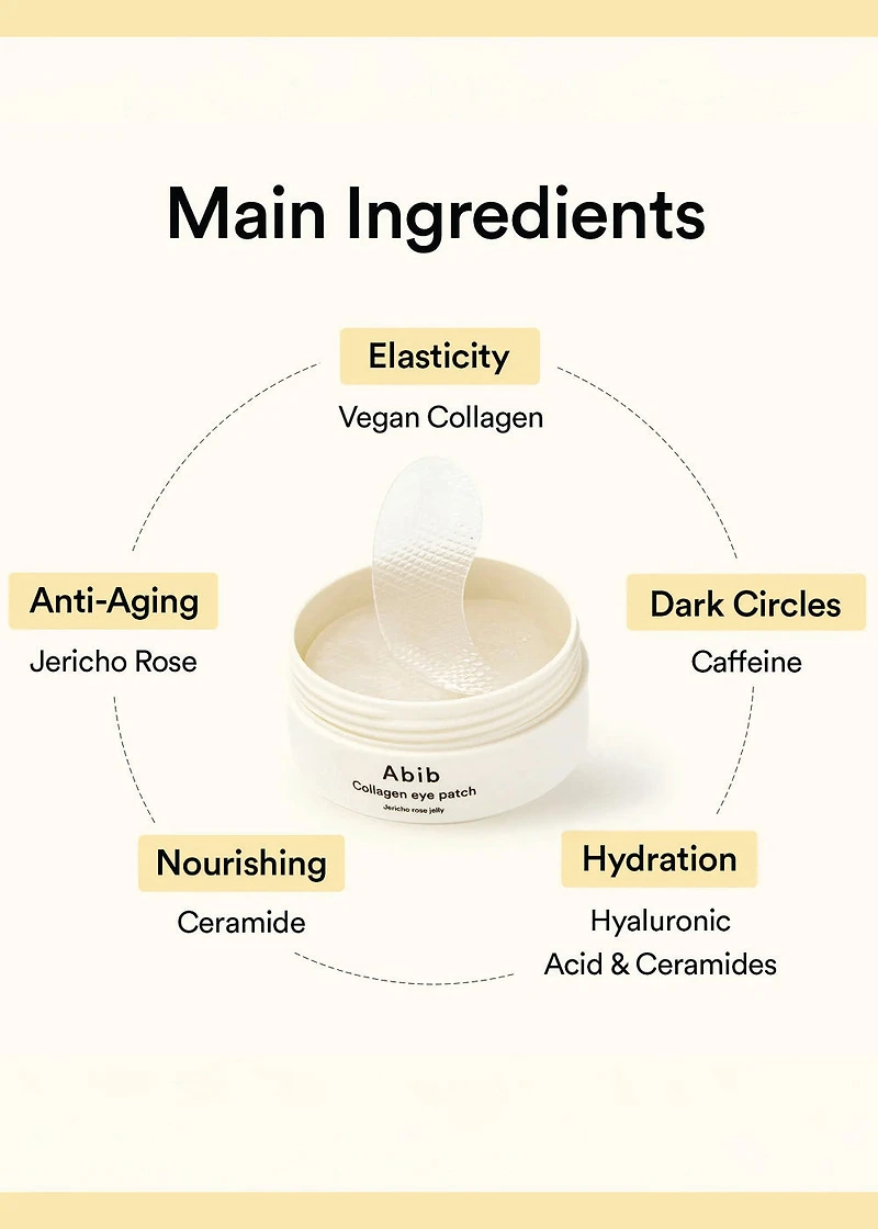 Abib Collagen Eye Patch Jericho Rose (60 Patches)