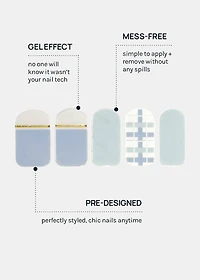 AOA Paw Paw Gel Polish Strips: Silver Lining