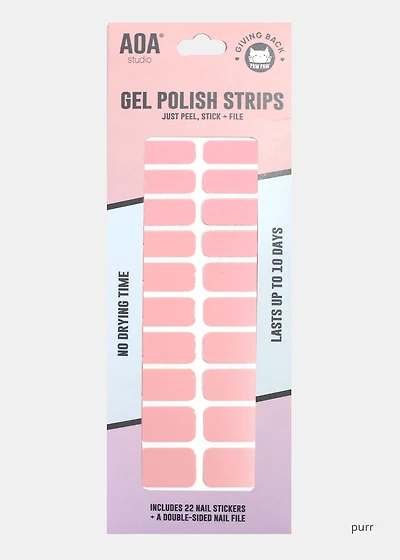 AOA Paw Paw Gel Polish Strips: Purr