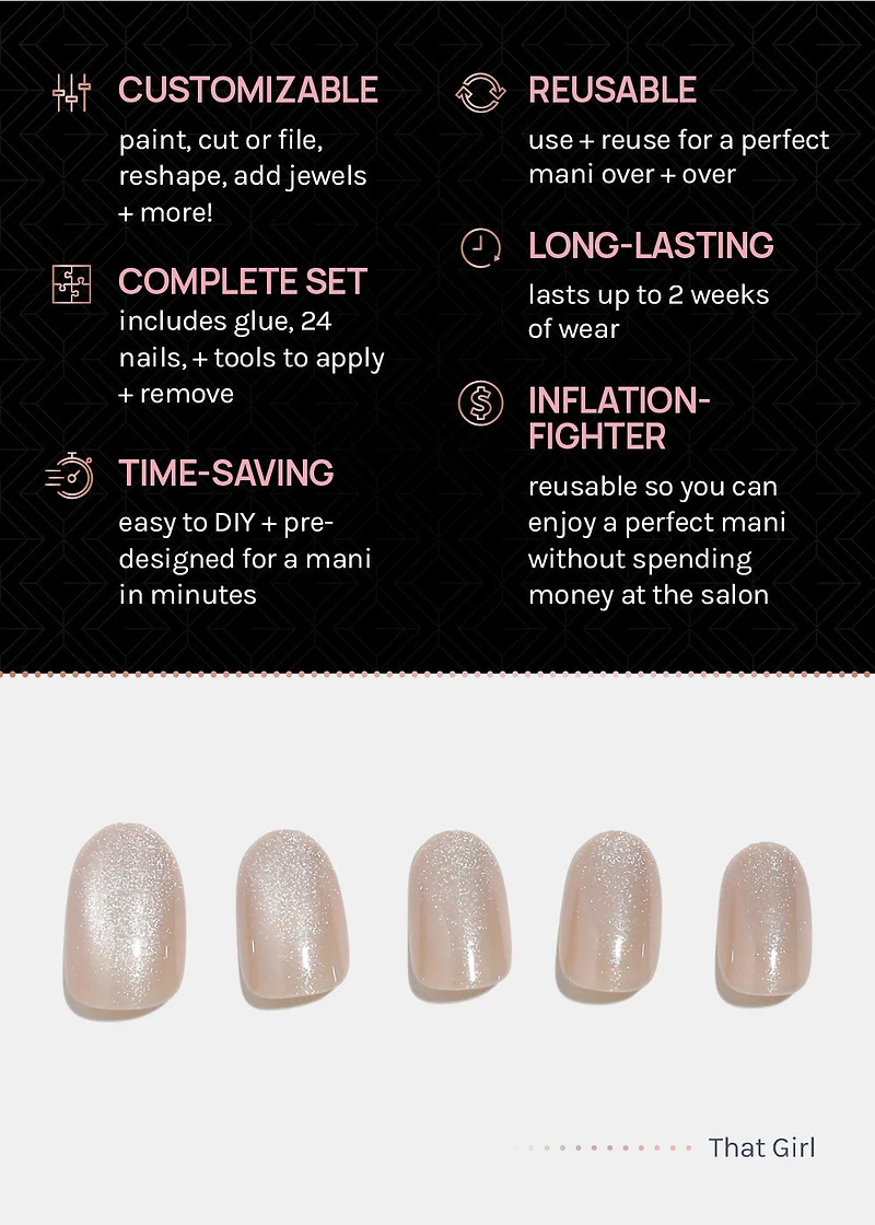 AOA Pro Press-On Nails: That Girl