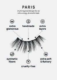A+ Glam 3D Faux Mink Lashes - Paris