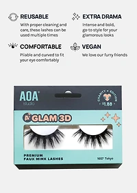 A+ Glam 3D Faux Mink Lashes - Tokyo