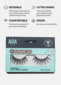 A+ Glam 3D Faux Mink Lashes - Shanghai