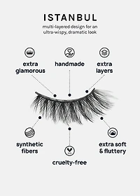 A+ Glam 3D Faux Mink Lashes - Istanbul