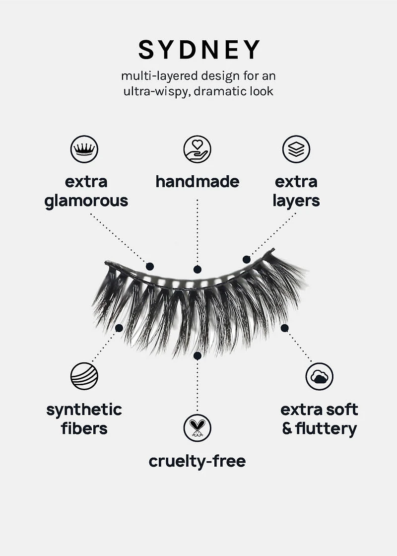 A+ Glam 3D Faux Mink Lashes