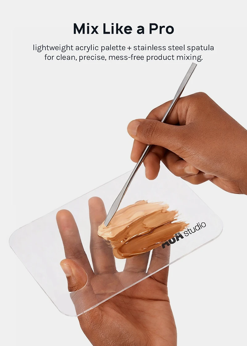 Paw Acrylic Mixing Palette and Spatula