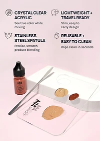 Paw Acrylic Mixing Palette and Spatula