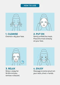 AOA Skin 10,000da Hyaluronic Acid + Tamanu Oil Sheet Mask