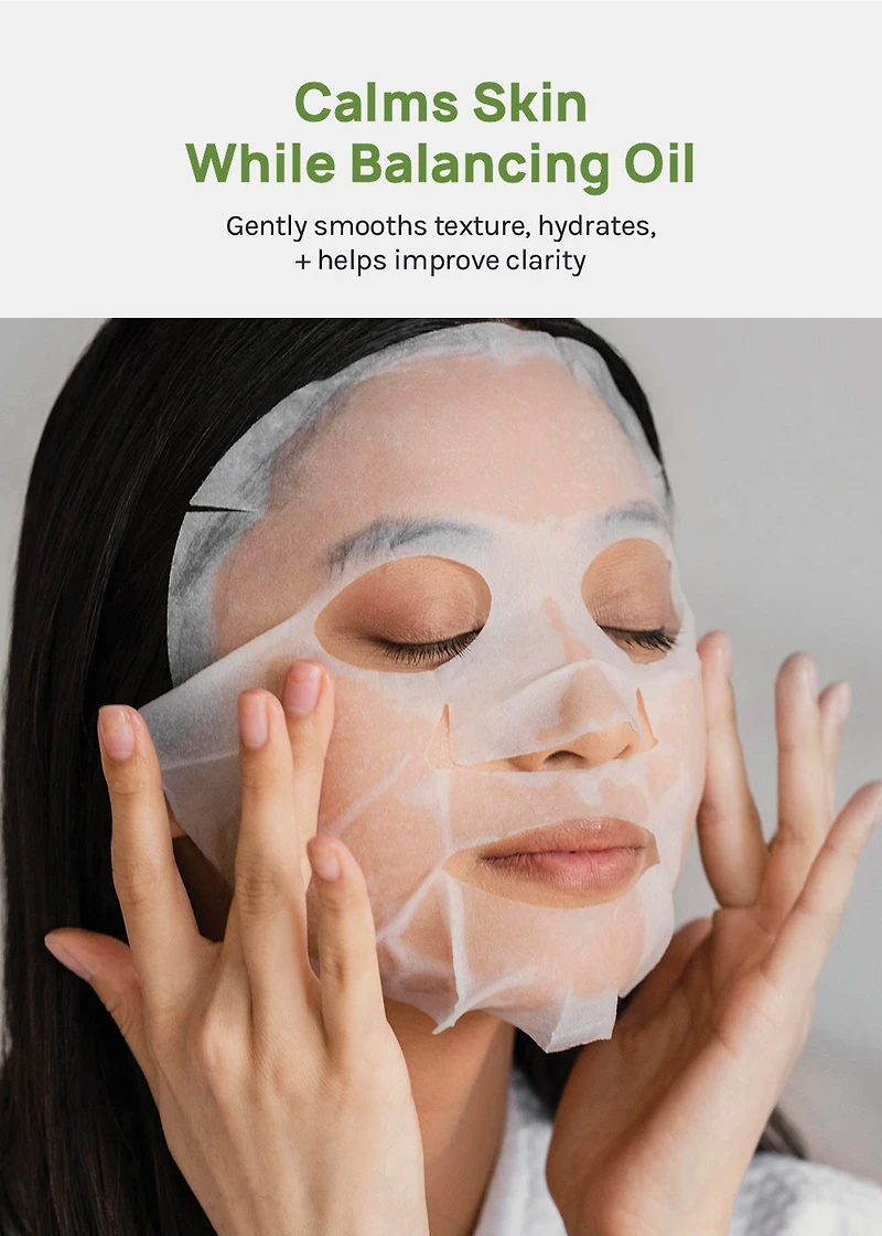 AOA Skin Niacinamide 2% + CICA 7 Calming Complex Sheet Mask