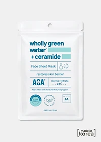 AOA Skin Wholly Green Water + Ceramide Sheet Mask