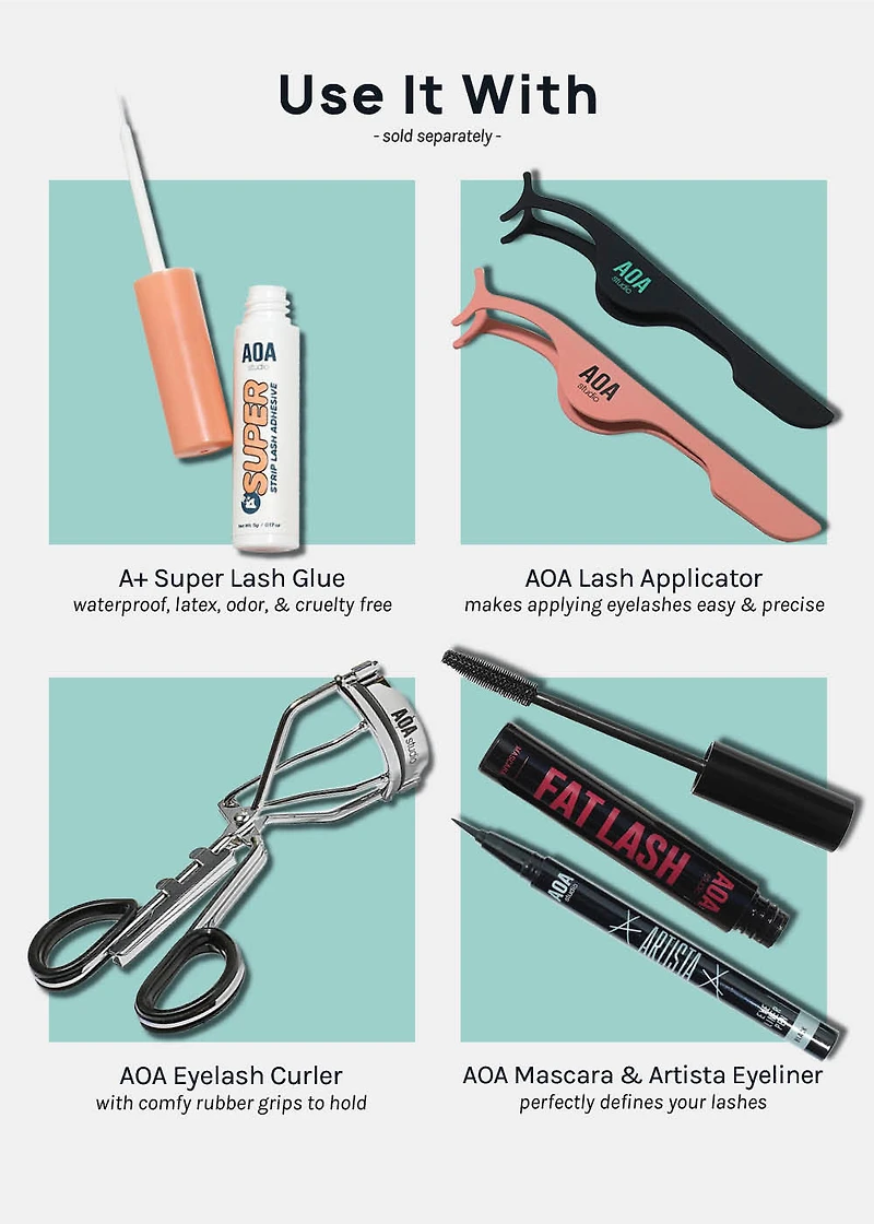 A+ Glam 3D Faux Mink Lashes - Paris