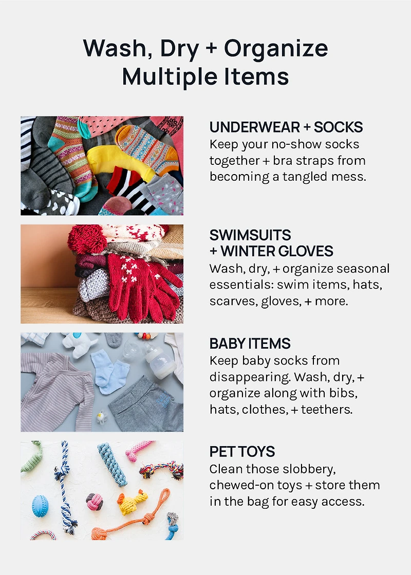 Official Key Items A+ Large Mesh Laundry Bag