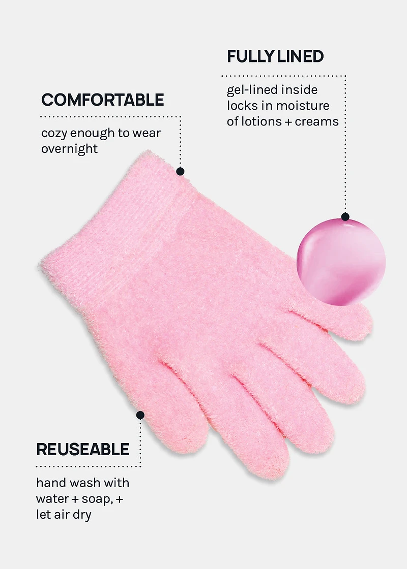 A+ Gel Lined Moisturizing Spa Glove