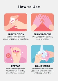 A+ Gel Lined Moisturizing Spa Glove