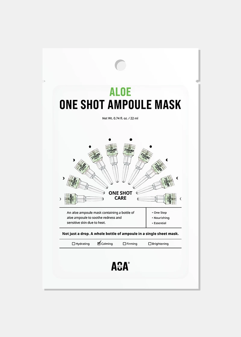 AOA Skin Aloe One Shot Ampoule Mask