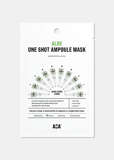 AOA Skin Aloe One Shot Ampoule Mask