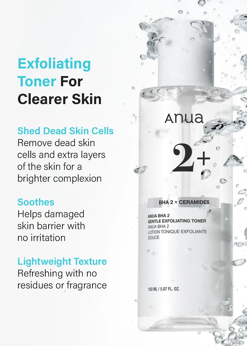 Anua BHA 2% Gentle Exfoliating Toner 150ml