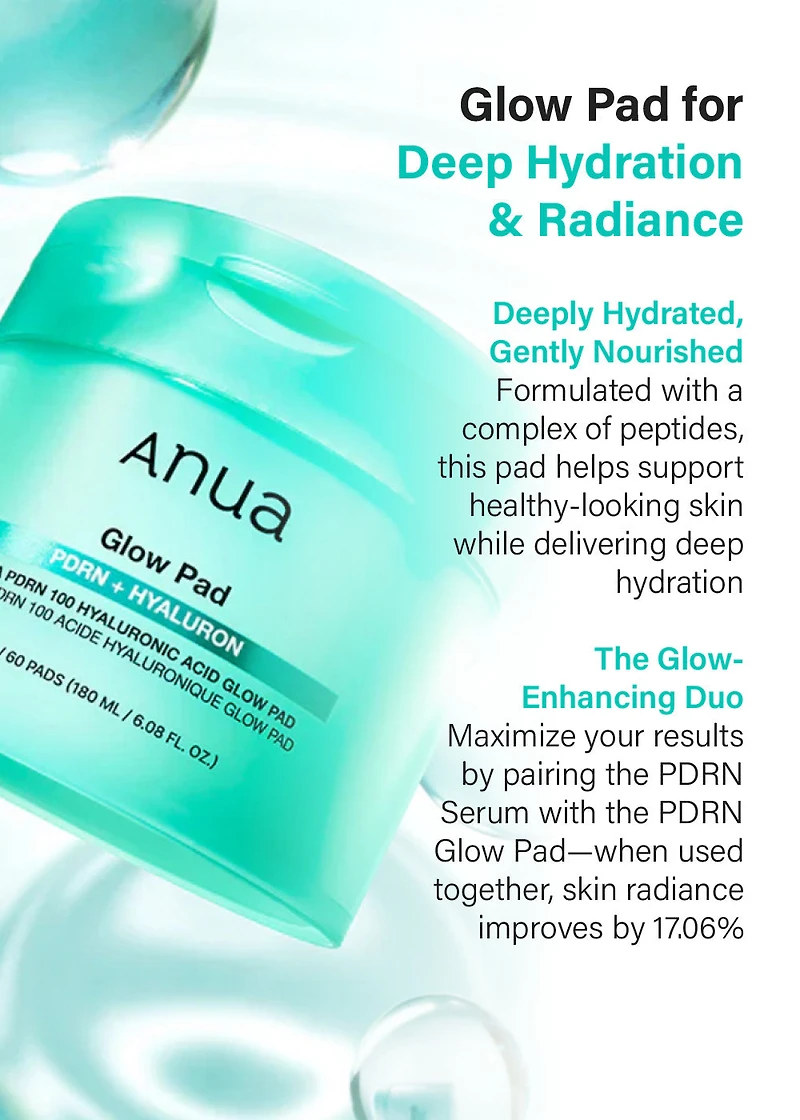 Anua PDRN 100 Hyaluronic Acid Glow Pad (60 Pads)