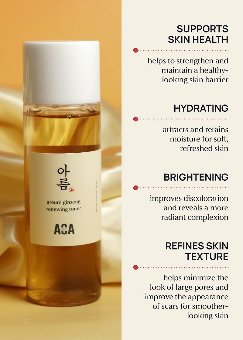 AOA Skin Areum Ginseng Renewing Toner 95ml
