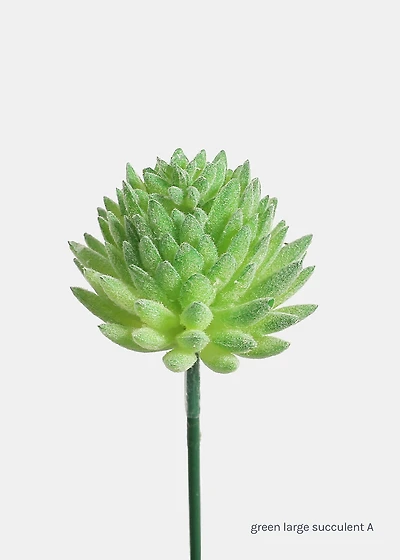Official Key Items Artificial Succulents - Green Large Succulent A
