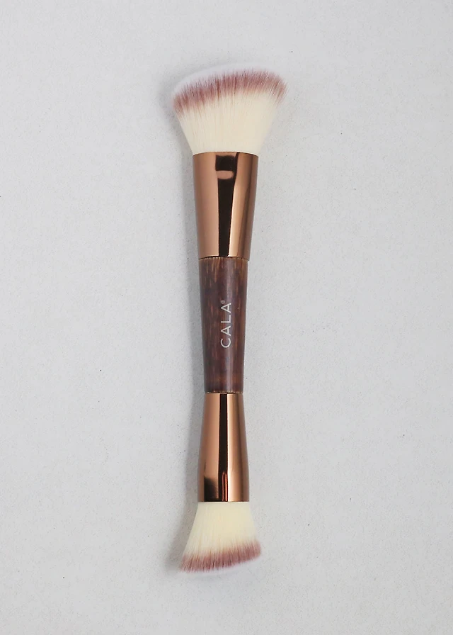 Nature Girl Bamboo Double Ended Contour & Bronzer Brush
