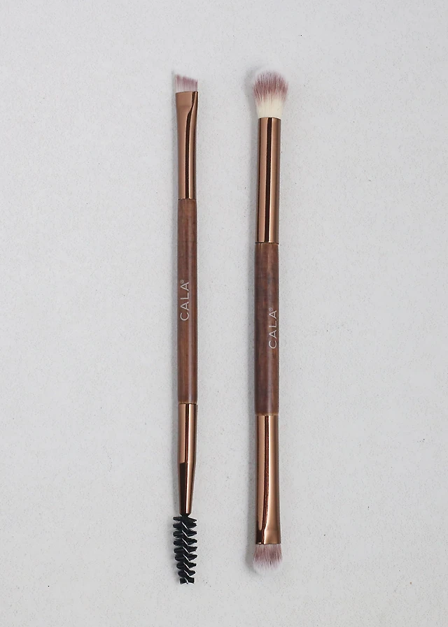 Nature Girl Bamboo Double Ended Eyeshadow & Brow Brush