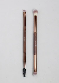 Nature Girl Bamboo Double Ended Eyeshadow & Brow Brush