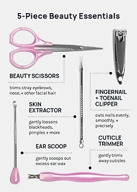 AOA 5 Piece Beauty Details Set with Ear Scoop
