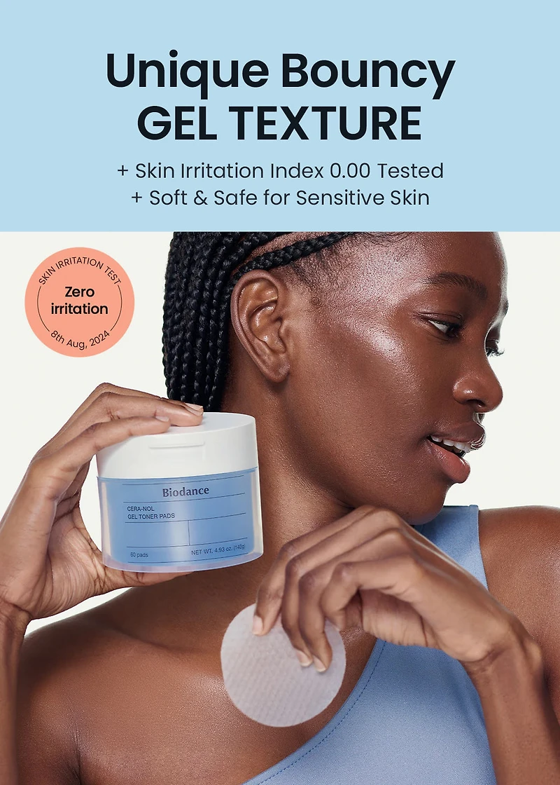 Biodance Cera-nol Gel Toner Pad (60 Pads)