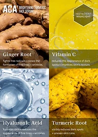 AOA Skin Brightening Turmeric Face Serum