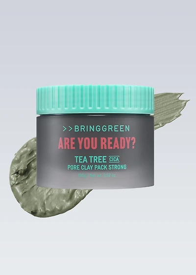 BRINGGREEN Tea Tree Cica Pore Clay Pack Strong 100g