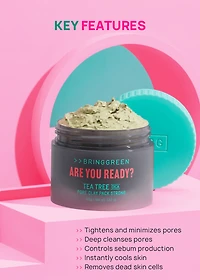 BRINGGREEN Tea Tree Cica Pore Clay Pack Strong 100g