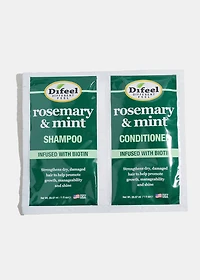 Difeel Rosemary & Mint Shampoo & Conditioner Packet