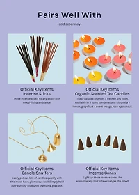 Official Key Items Candle + Incense Holder