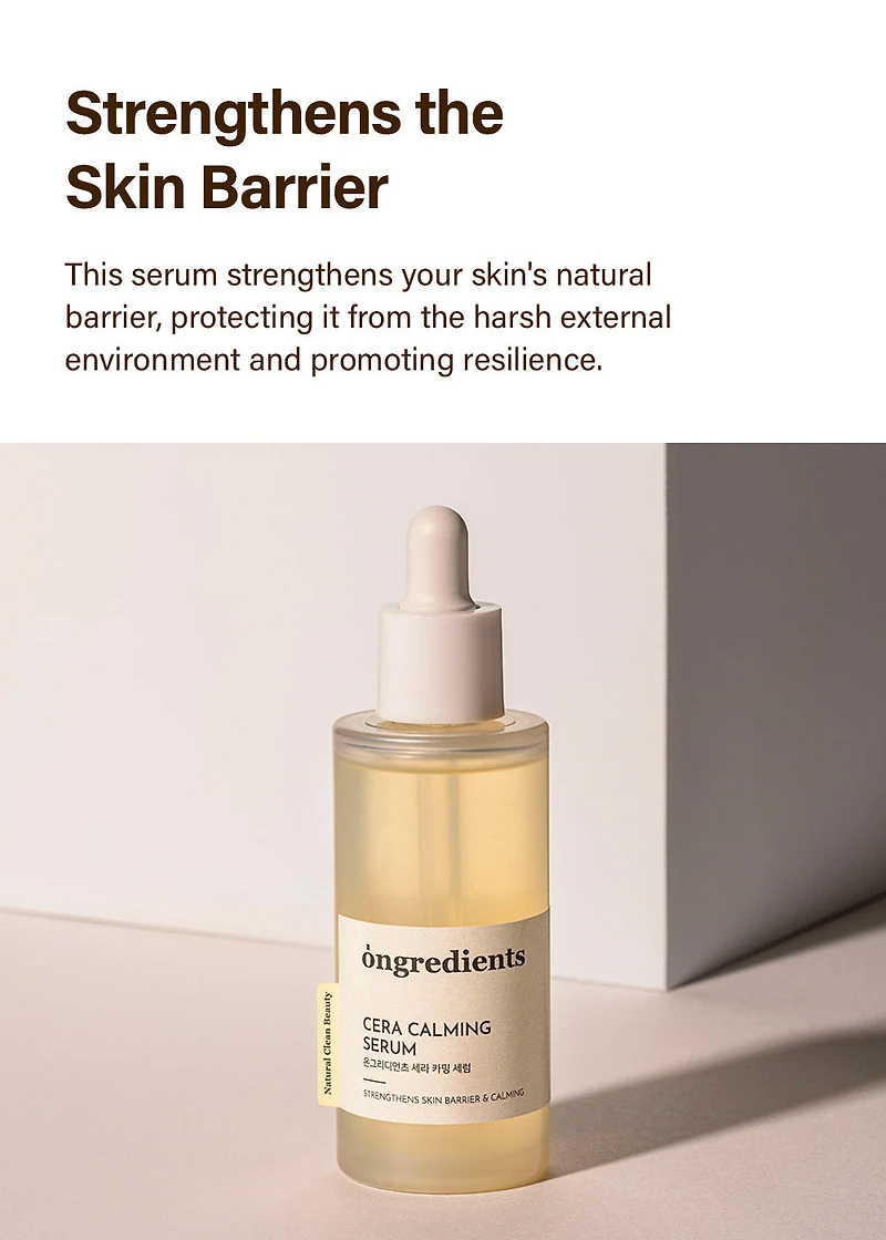 ongredients Cera Calming Serum 50ml