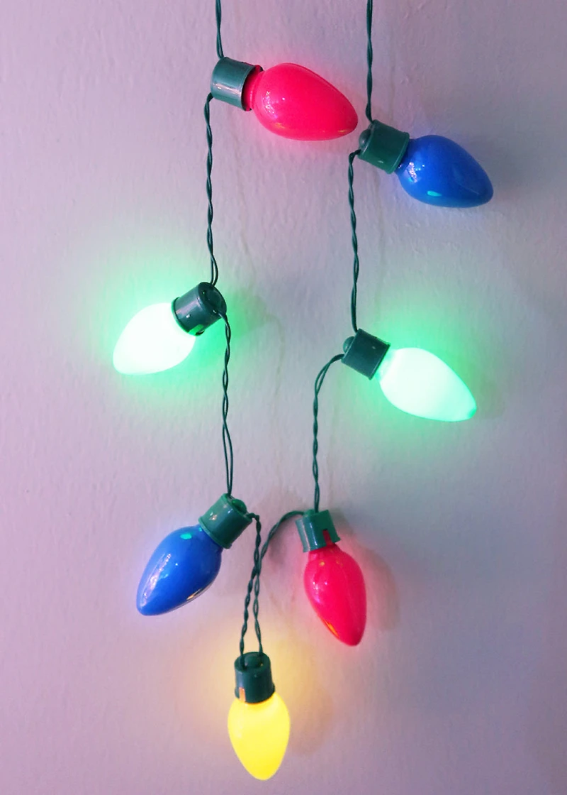 Christmas Lights Necklace