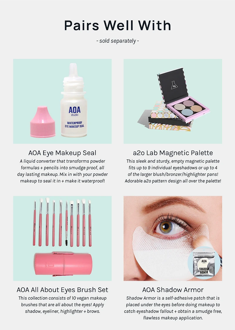 AOA Single Pressed Eyeshadow - Glimmer