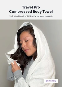 AOA Compressed Full-Sized Bath Towel