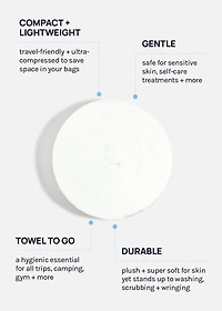 AOA Skin Compressed Full-Sized Bath Towel