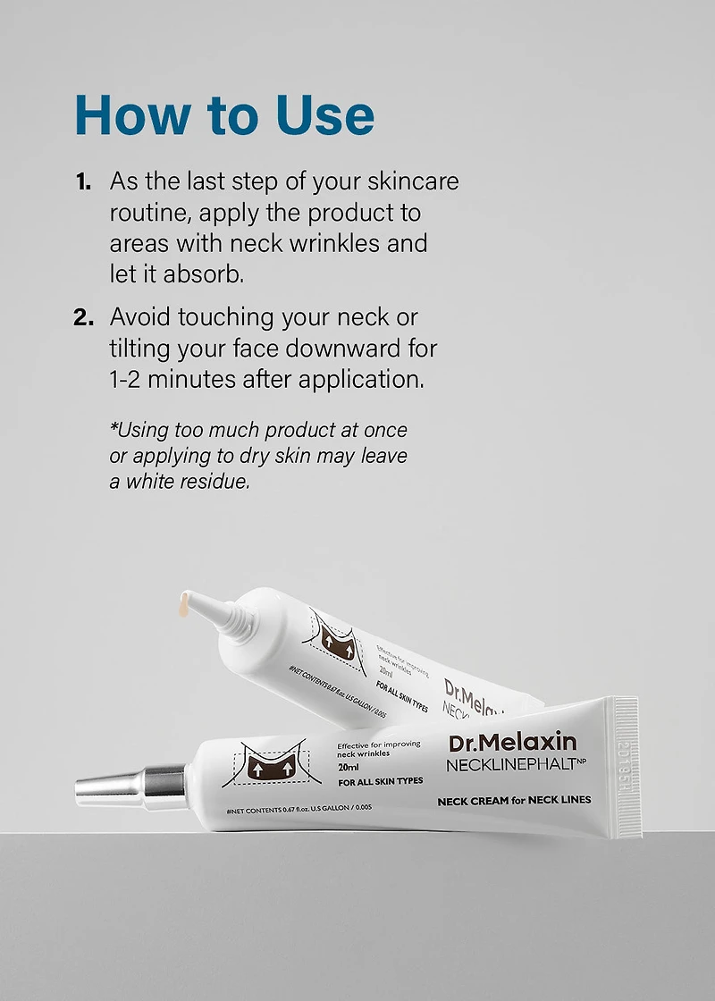 Dr. Melaxin Necklinephalt Neck Cream 20ml