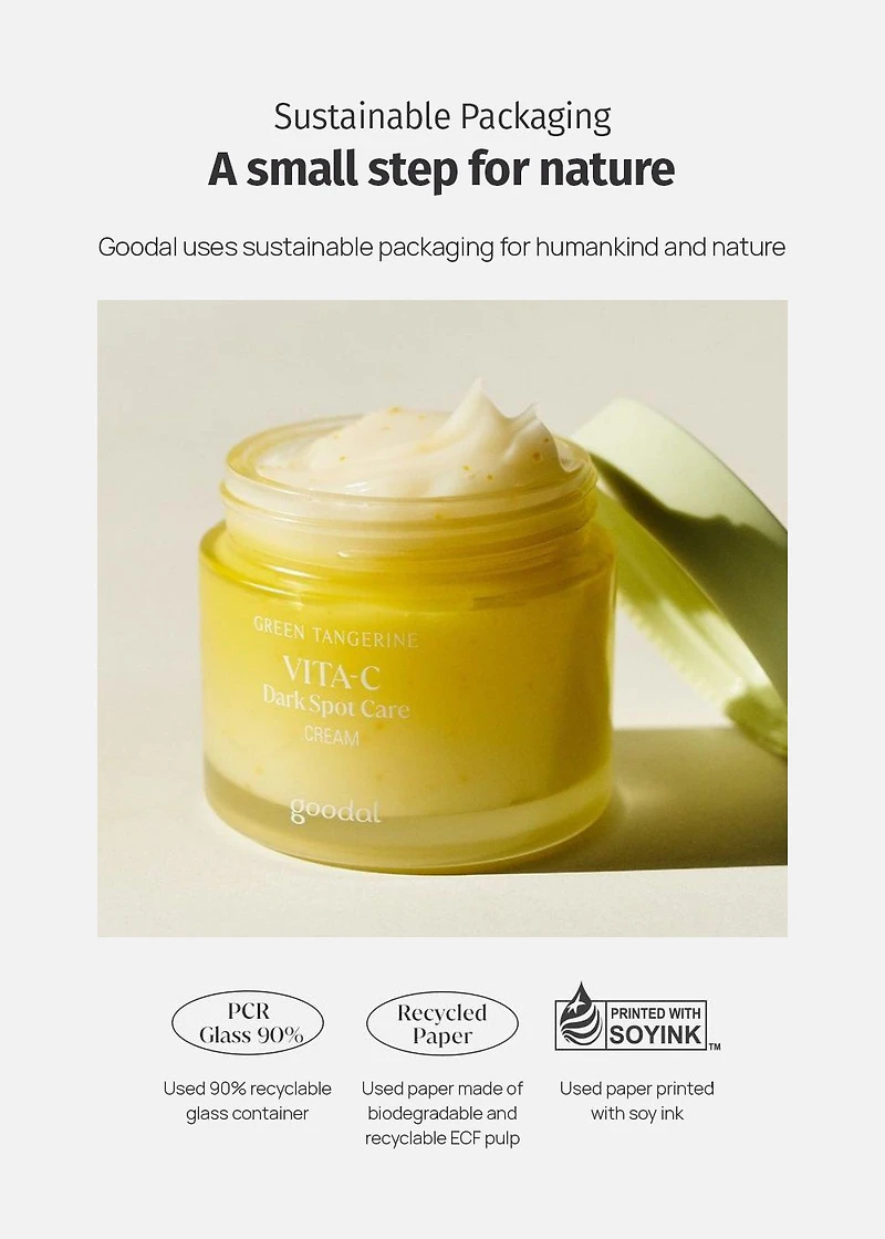 goodal Green Tangerine Vita C Dark Spot Care Cream 50ml