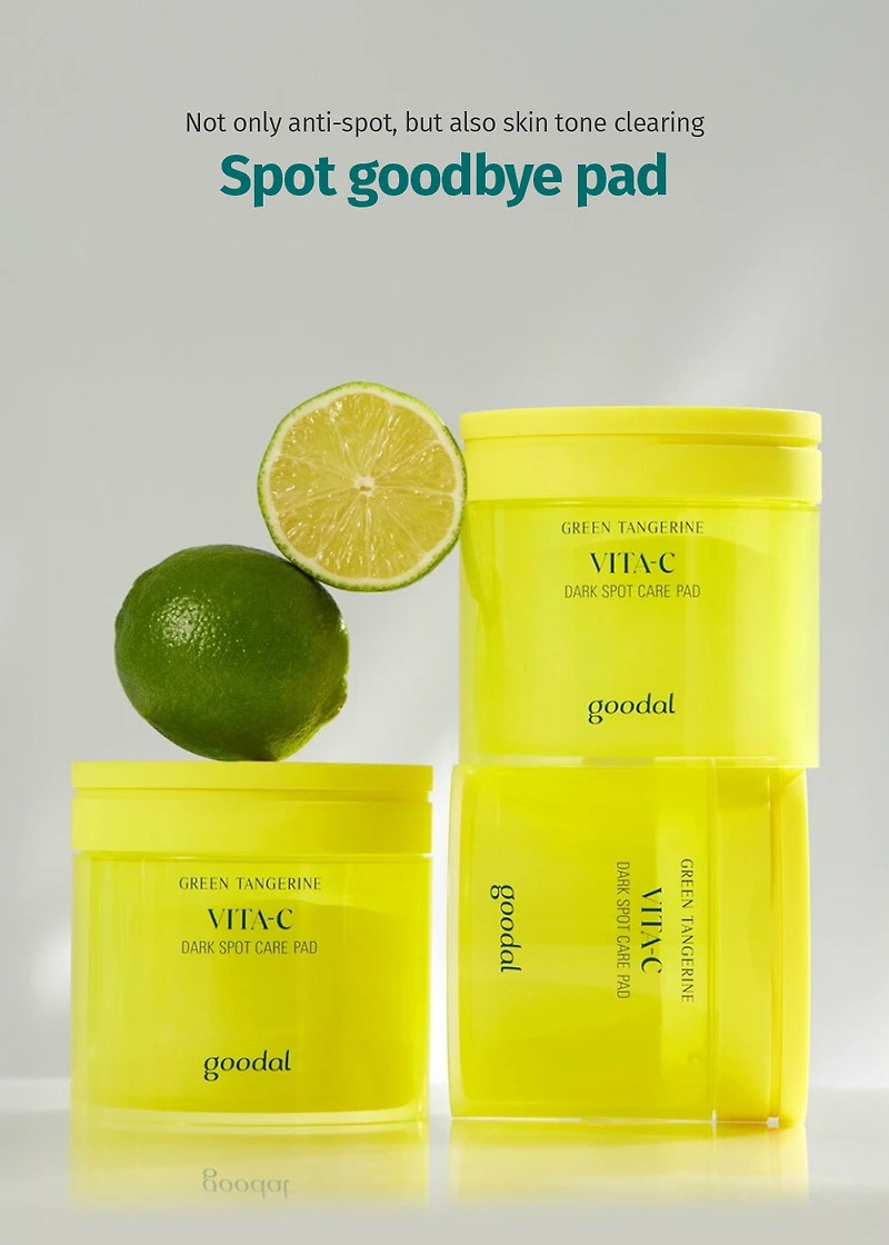 goodal Green Tangerine Vita C Dark Spot Care Pad (70 Sheets)