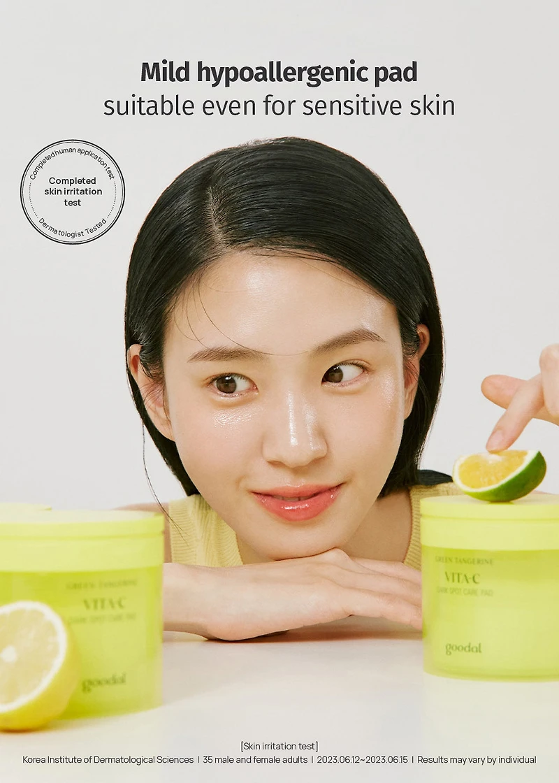 goodal Green Tangerine Vita C Dark Spot Care Pad (70 Sheets)