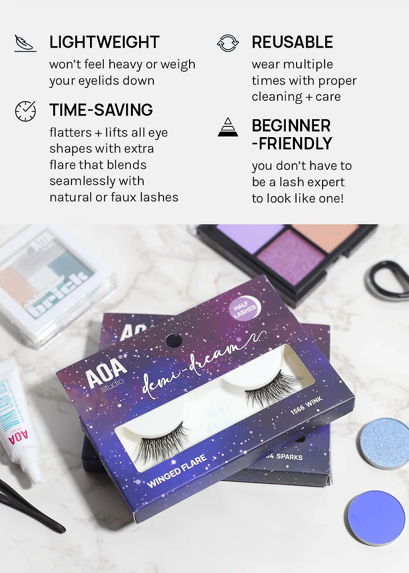 Demi-Dream Half Lashes – Subtle