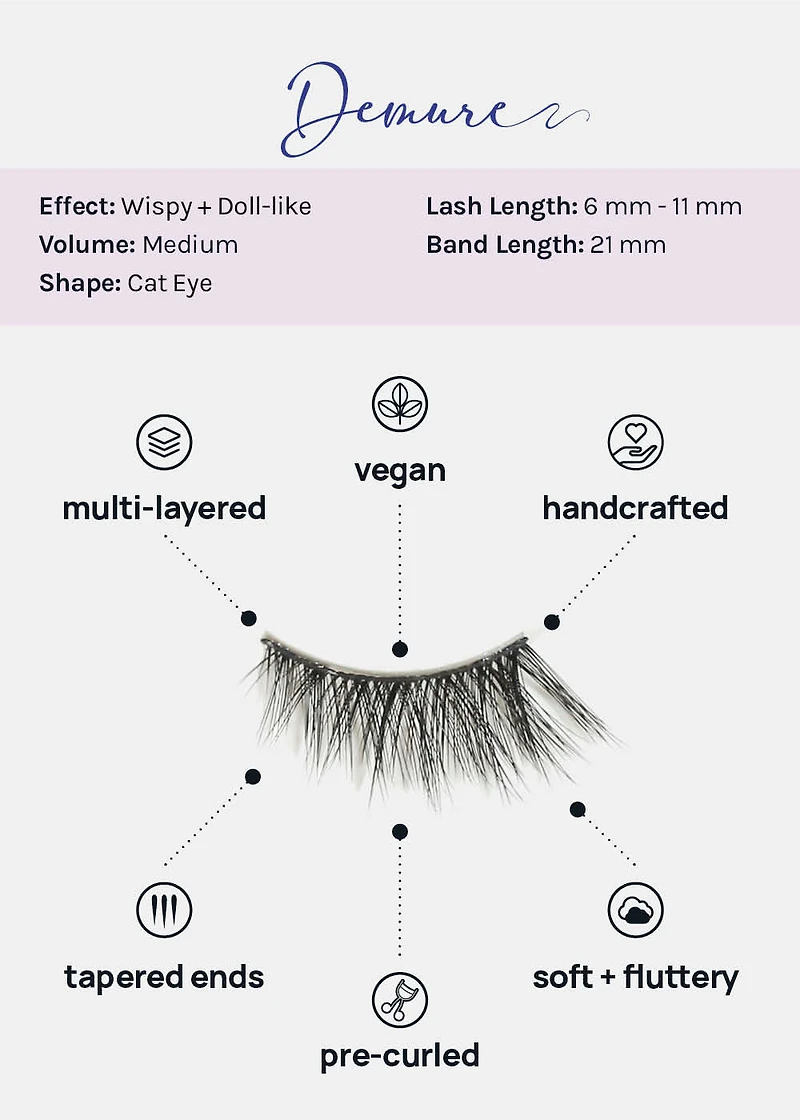 Demi-Dream Half Lashes – Demure