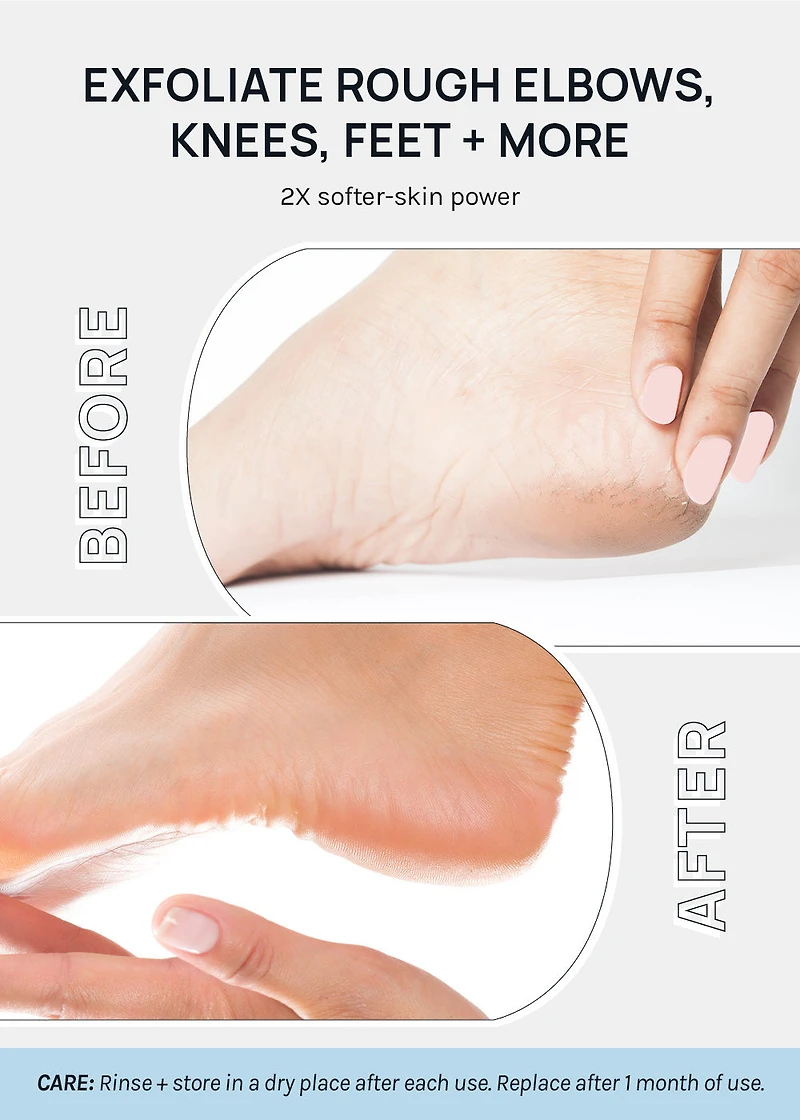 AOA Double-Sided Glass Pumice Bar