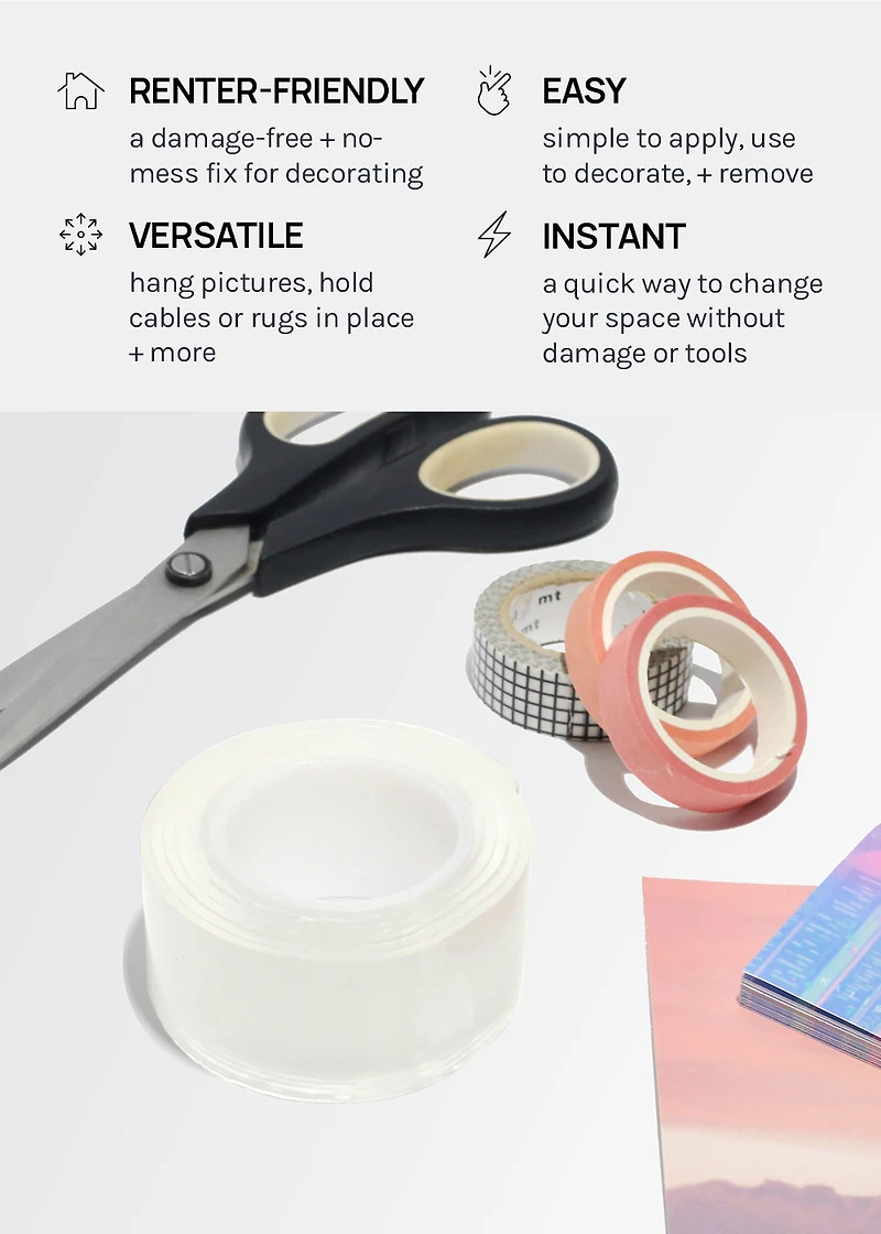 Official Key Items Heavy-Duty Double-Sided Tape