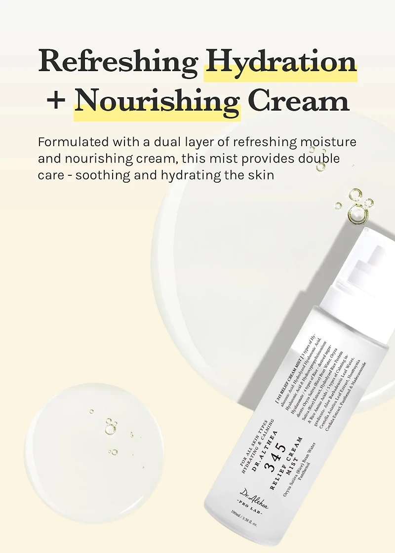Dr. Althea 345 Relief Cream Mist 60ml
