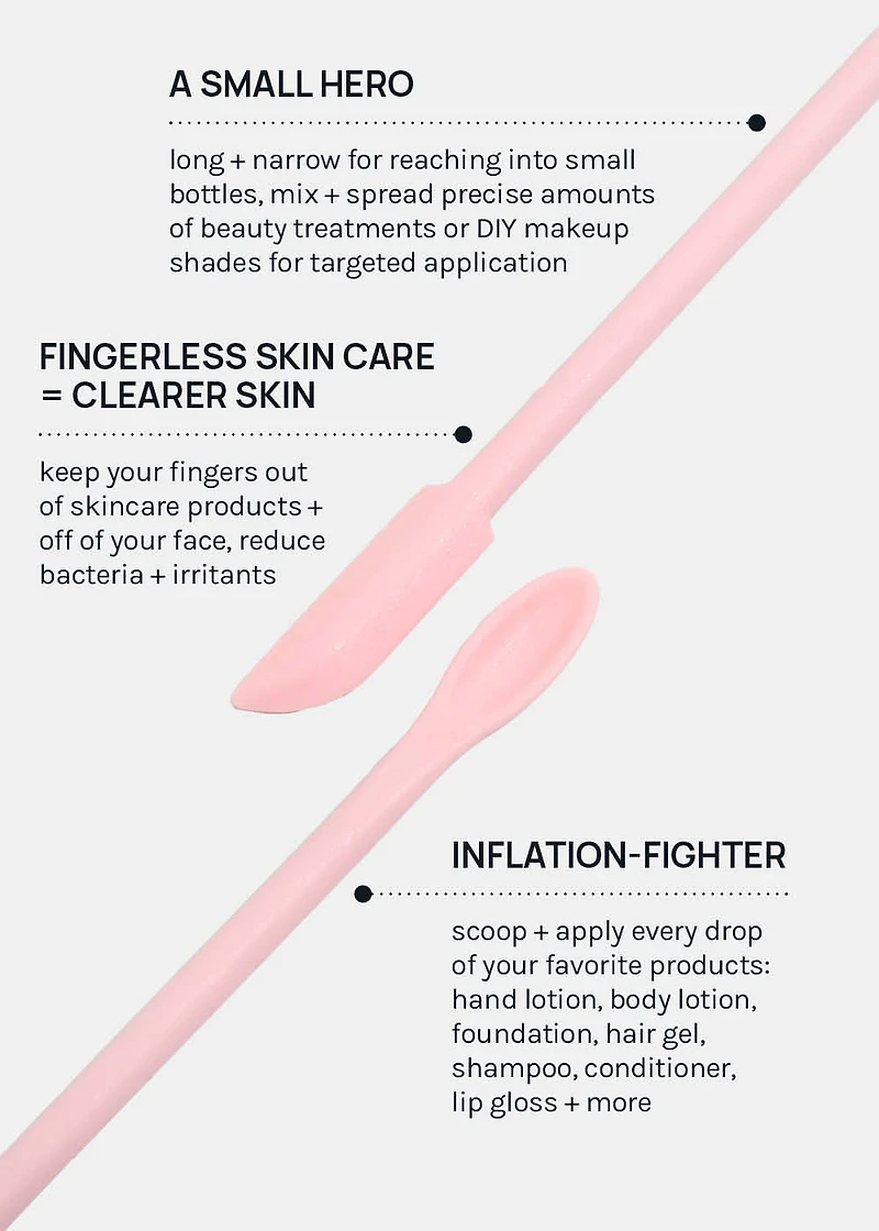 AOA Dual-ended Silicone Makeup Scoop